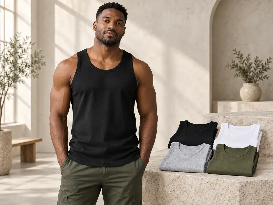 Tanks blank apparel
